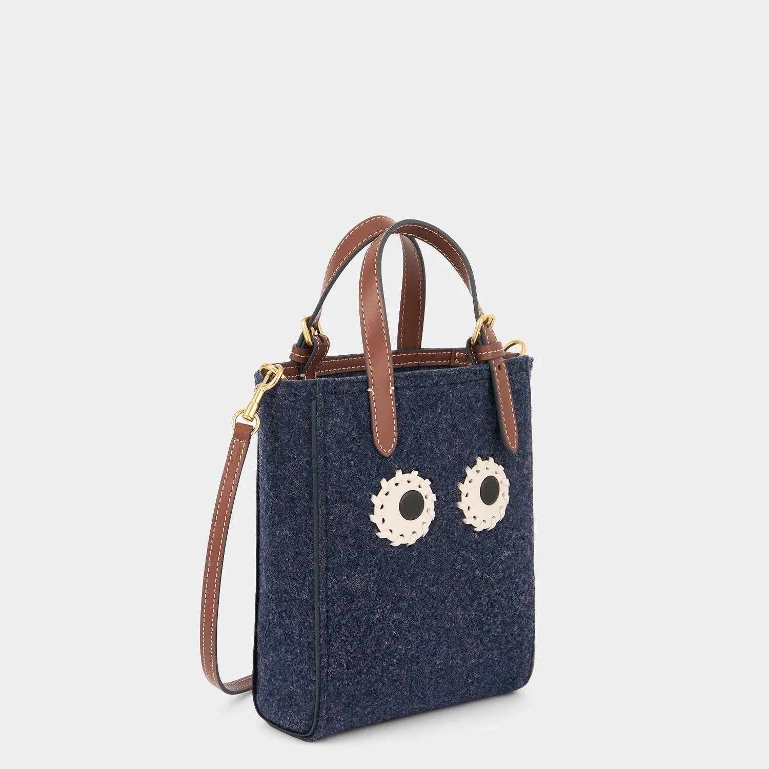 N/S Felt Mini Eyes Cross-body Tote sold by Anya Hindmarch product image thumbnail 3