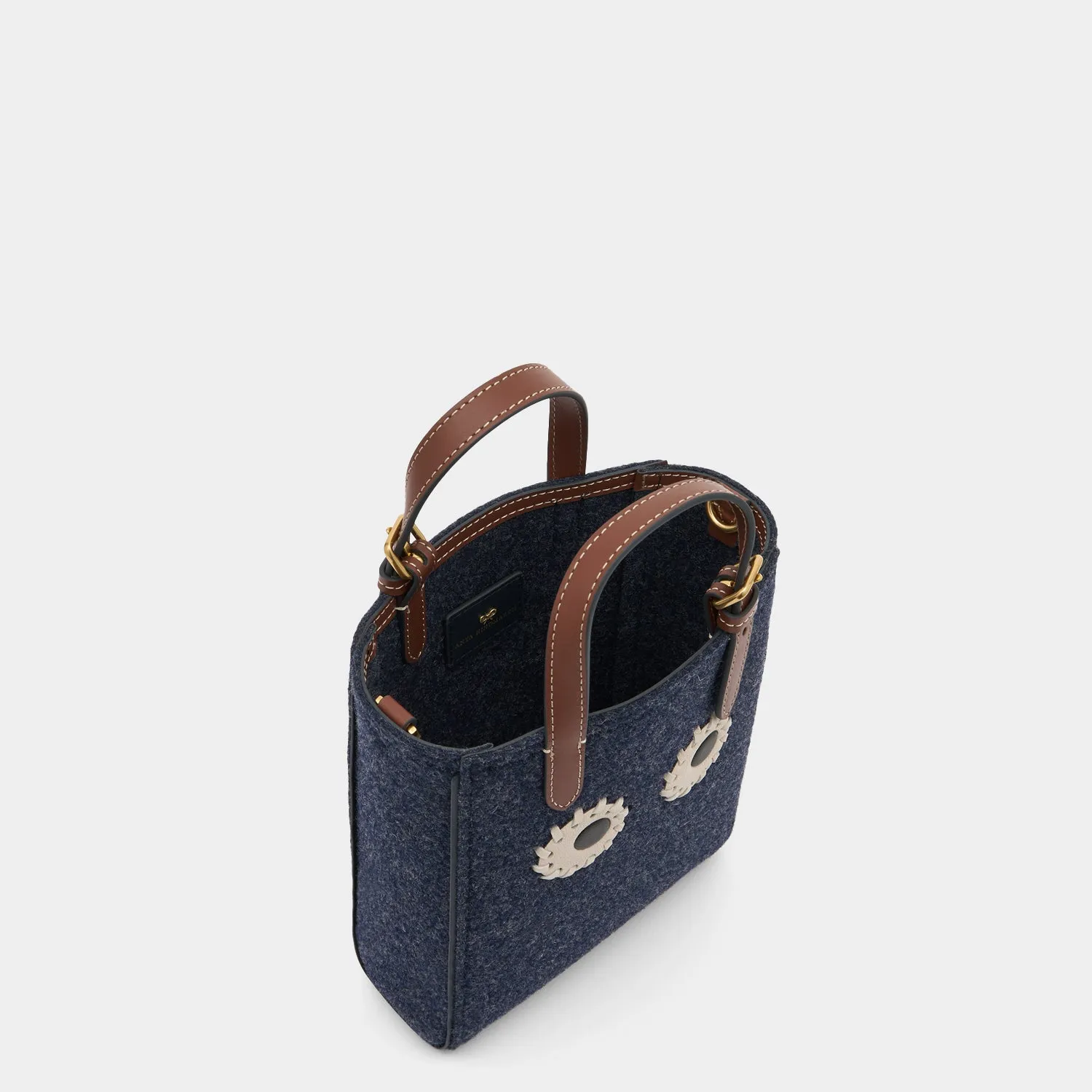 N/S Felt Mini Eyes Cross-body Tote sold by Anya Hindmarch product image thumbnail 4