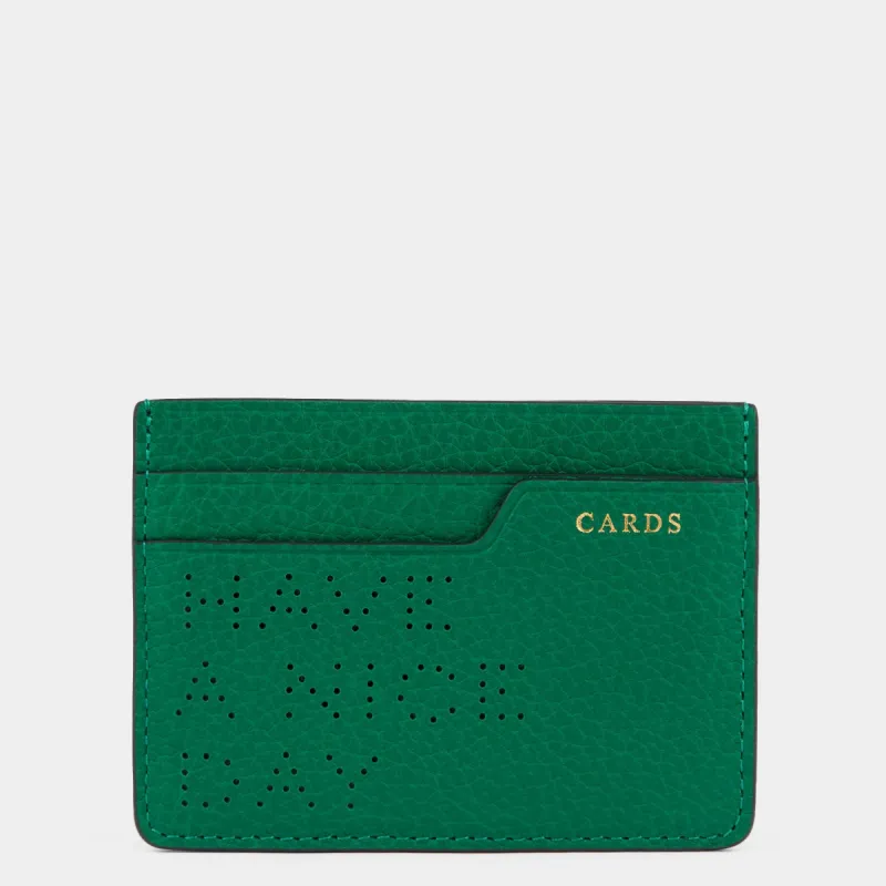 Have a Nice Day Card Case sold by Anya Hindmarch