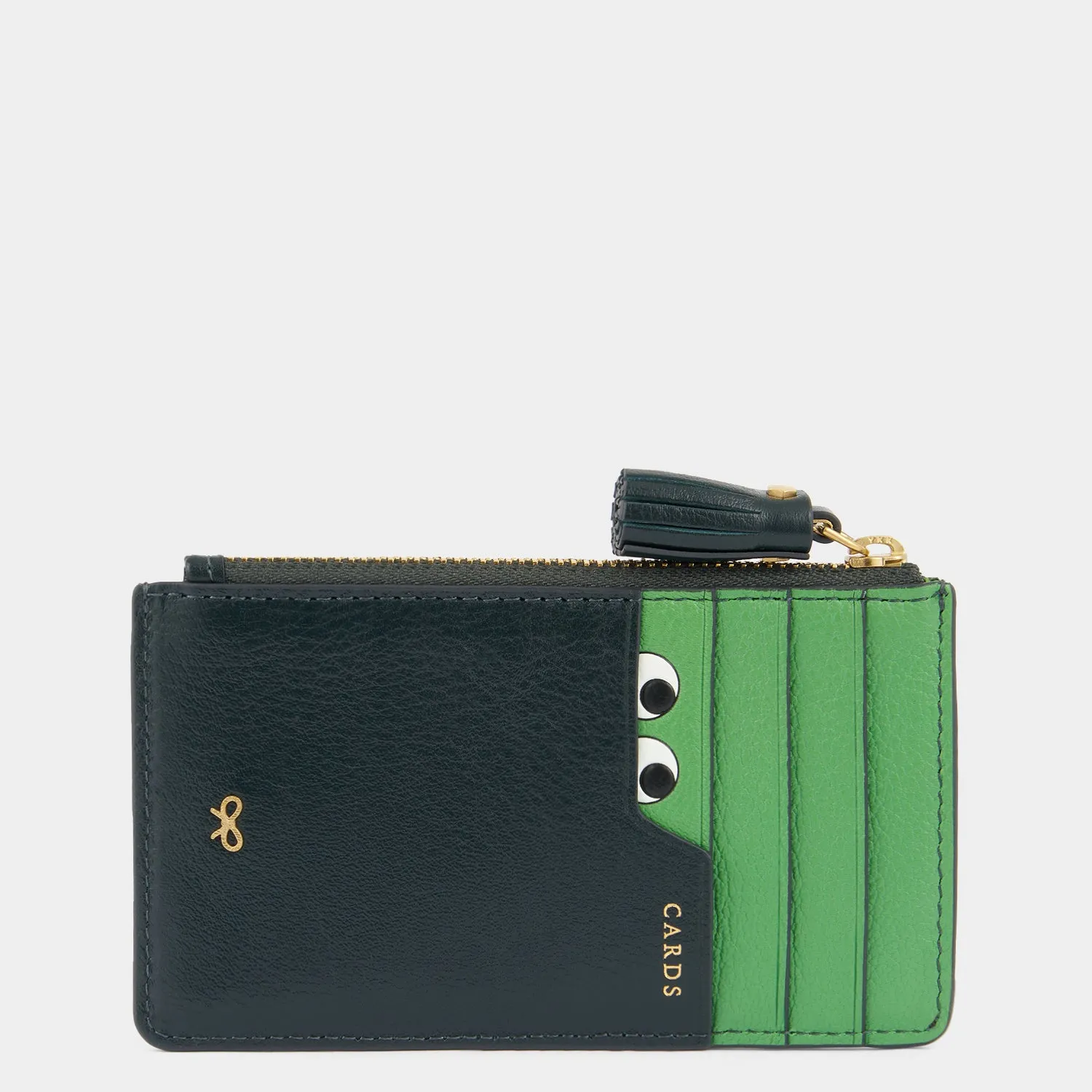 Peeping Eyes Zip Card Case sold by Anya Hindmarch
