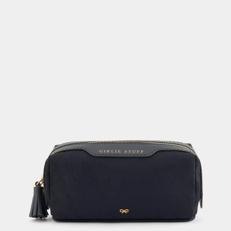 Logo Girlie Stuff Pouch sold by Anya Hindmarch