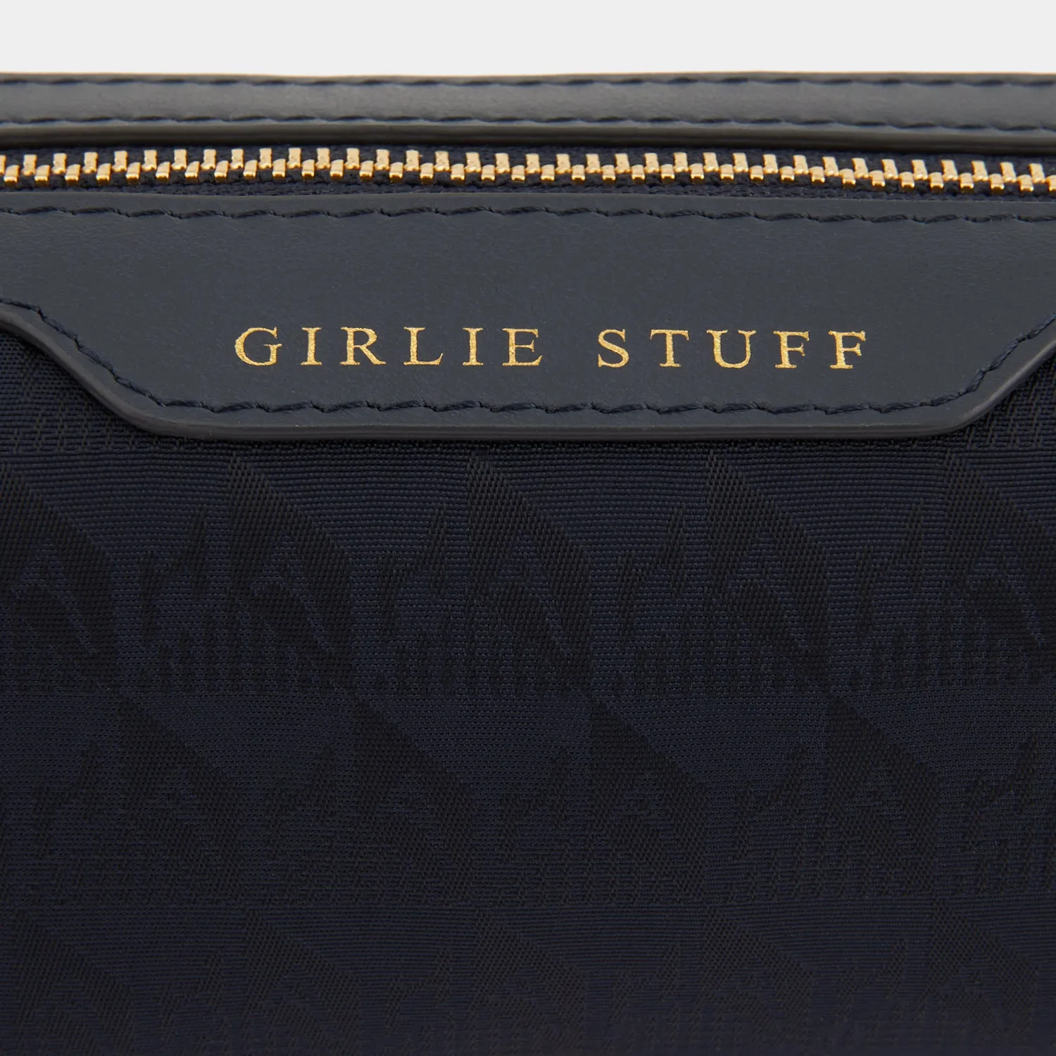 Logo Girlie Stuff Pouch sold by Anya Hindmarch product image thumbnail 3
