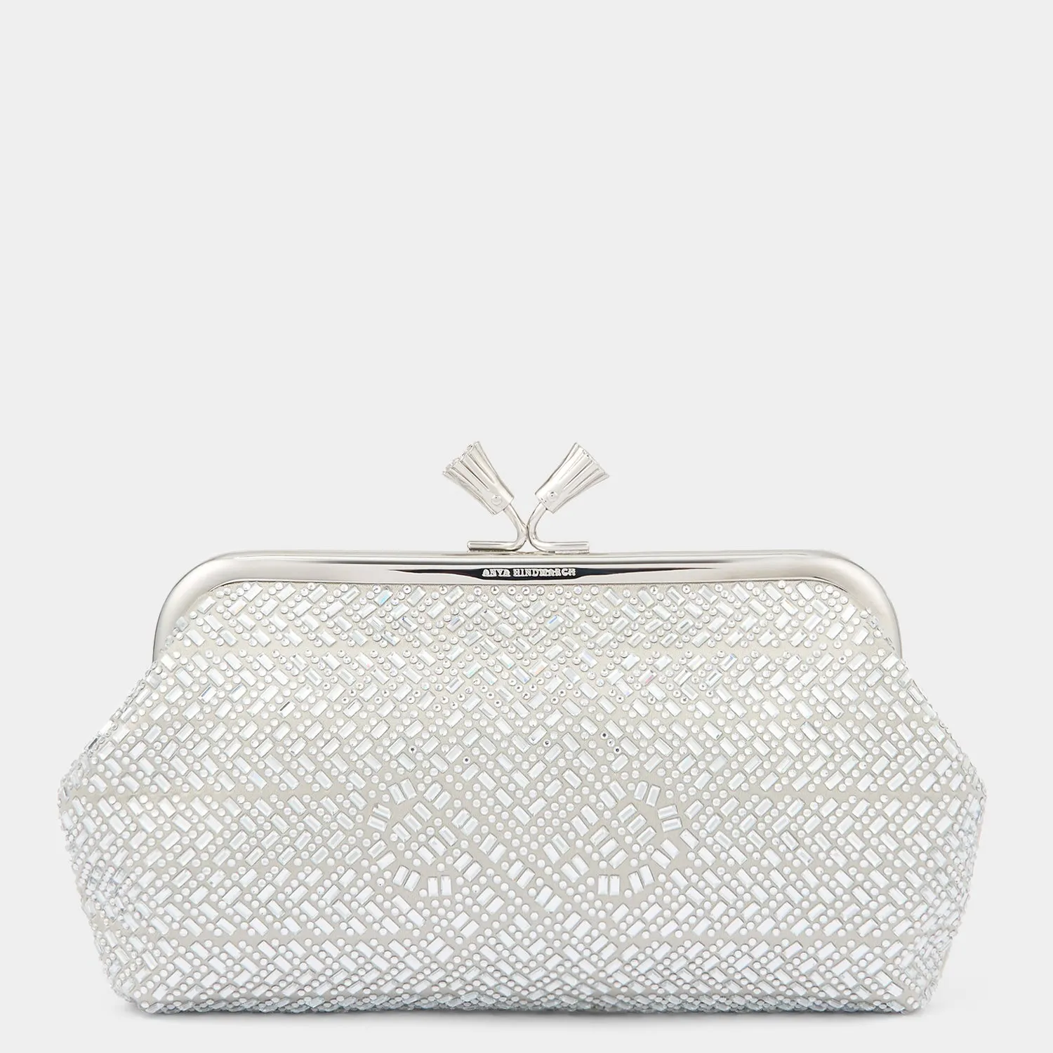 Maud Neeson Crystal Tassel Clutch sold by Anya Hindmarch