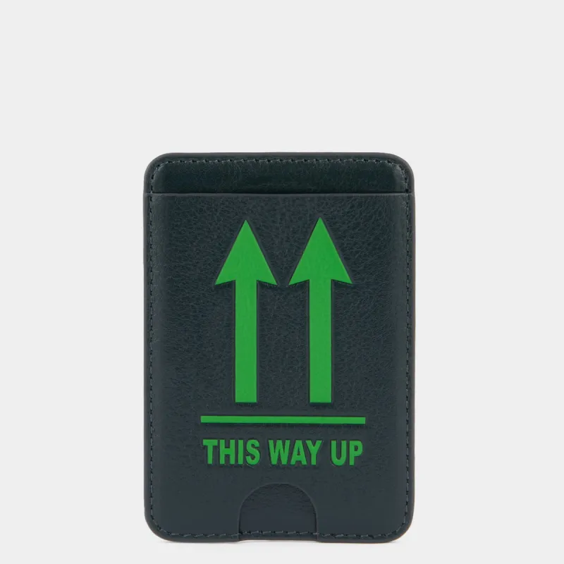 This Way Up Card Case sold by Anya Hindmarch