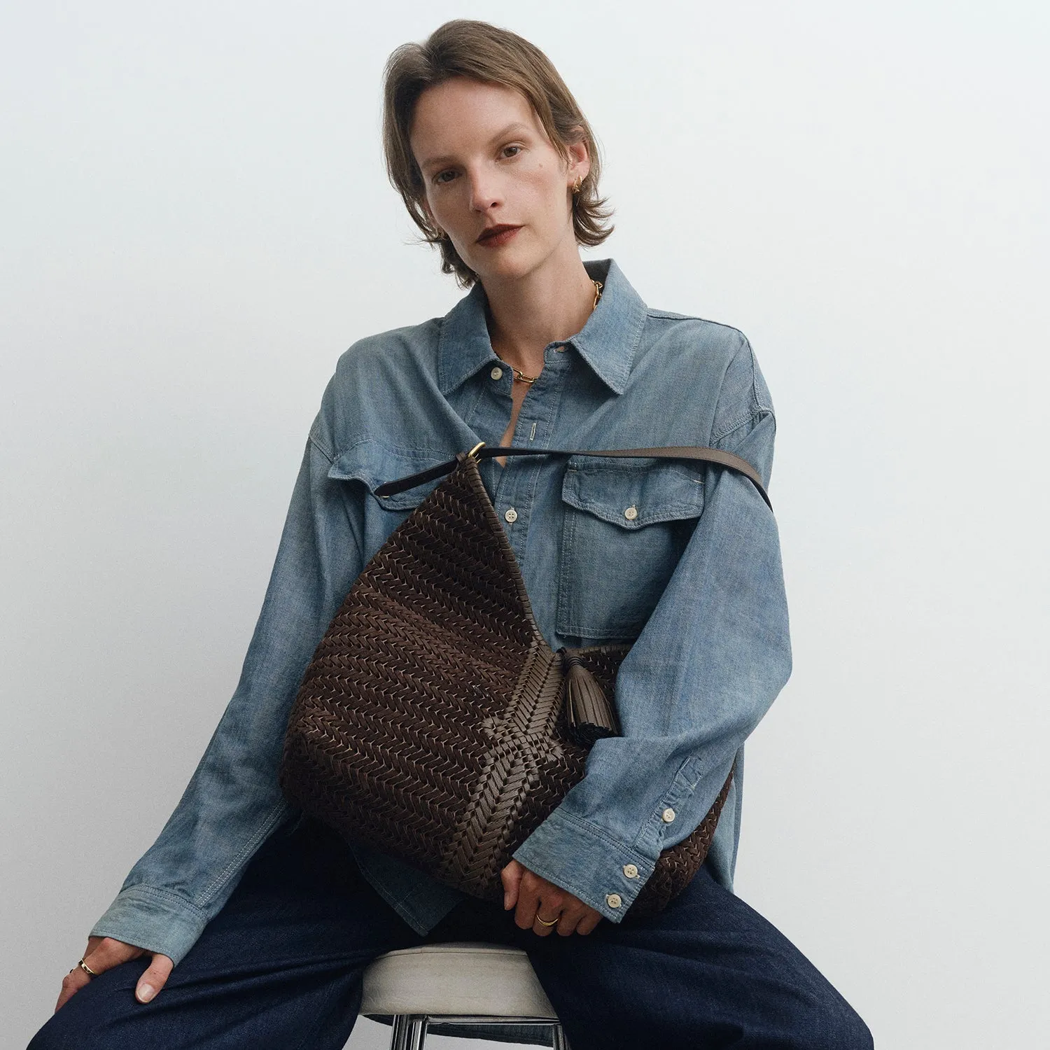 Neeson Tassel Hobo Bag sold by Anya Hindmarch product image thumbnail 2