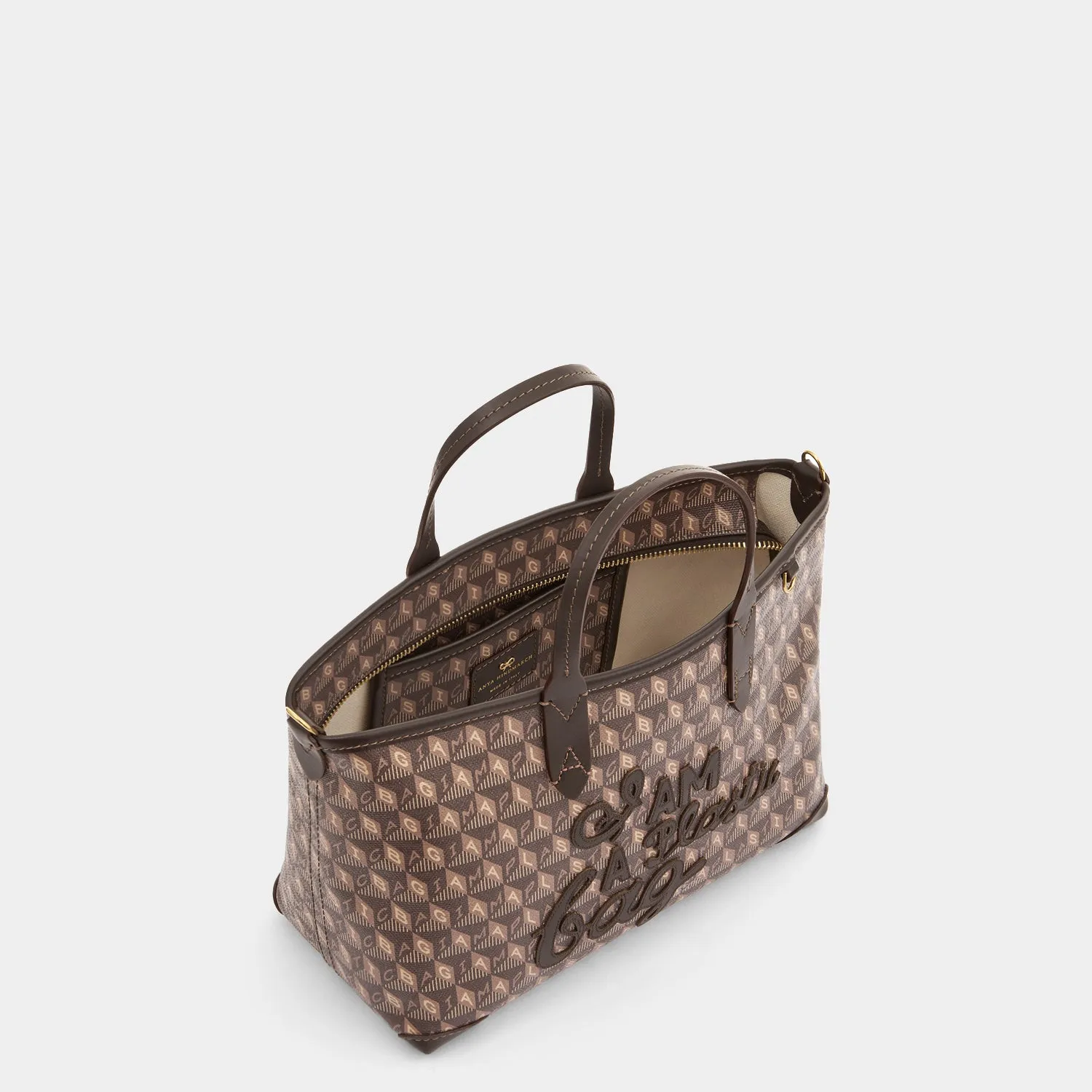 I Am A Plastic Bag XS Zipped Motif Cross-body Tote sold by Anya Hindmarch product image thumbnail 3