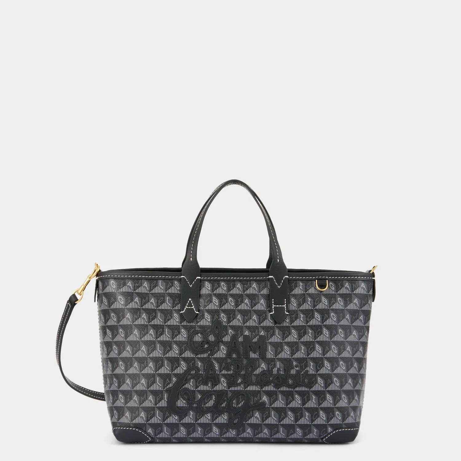 I Am A Plastic Bag XS Zipped Motif Cross-body Tote sold by Anya Hindmarch