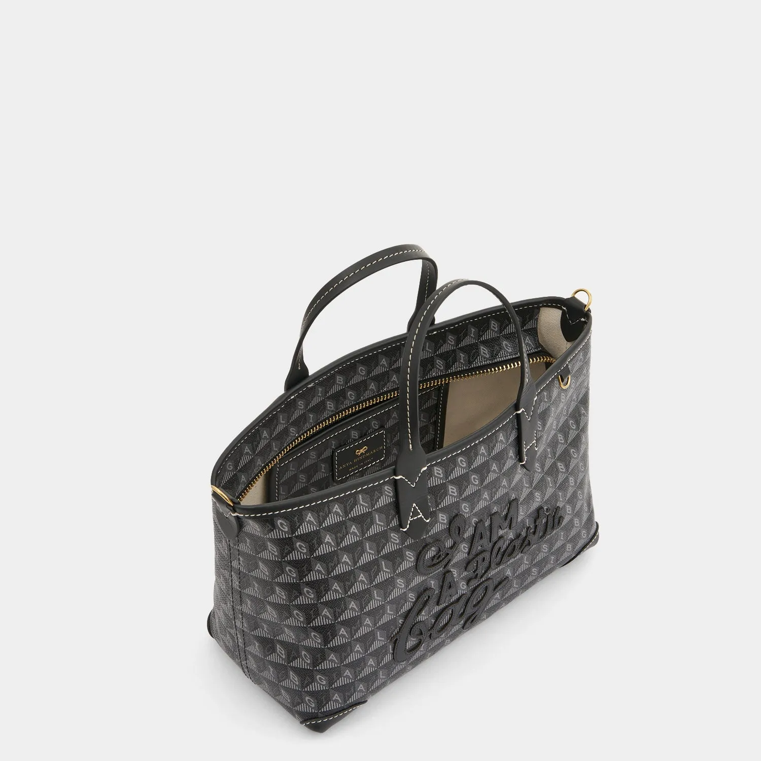 I Am A Plastic Bag XS Zipped Motif Cross-body Tote sold by Anya Hindmarch product image thumbnail 3