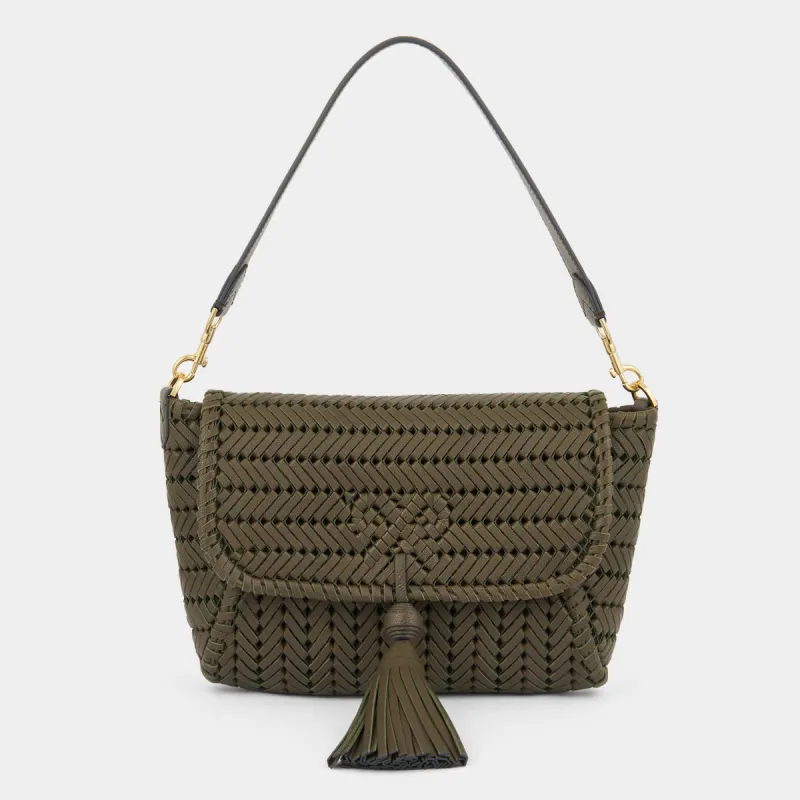 Neeson Tassel Shoulder Bag made by Anya Hindmarch