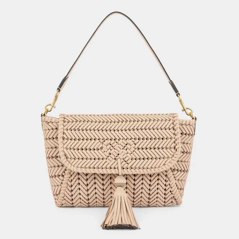 Neeson Tassel Shoulder Bag made by Anya Hindmarch