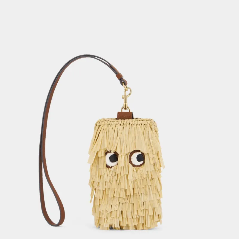 Shag Raffia Eyes Sunglasses Holder sold by Anya Hindmarch