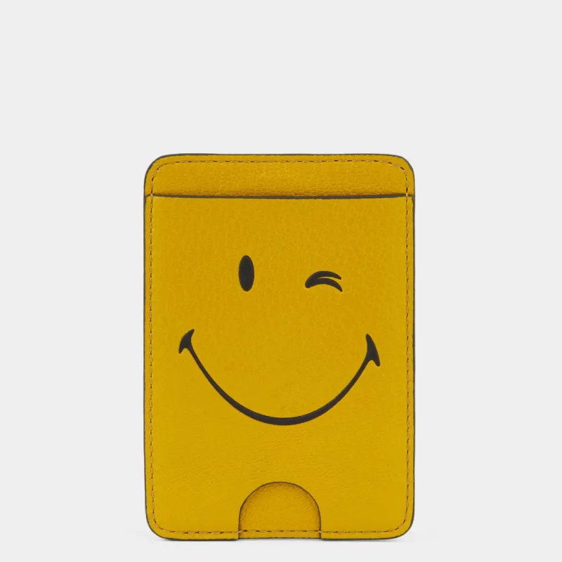 Wink Magnetic Card Case made by Anya Hindmarch