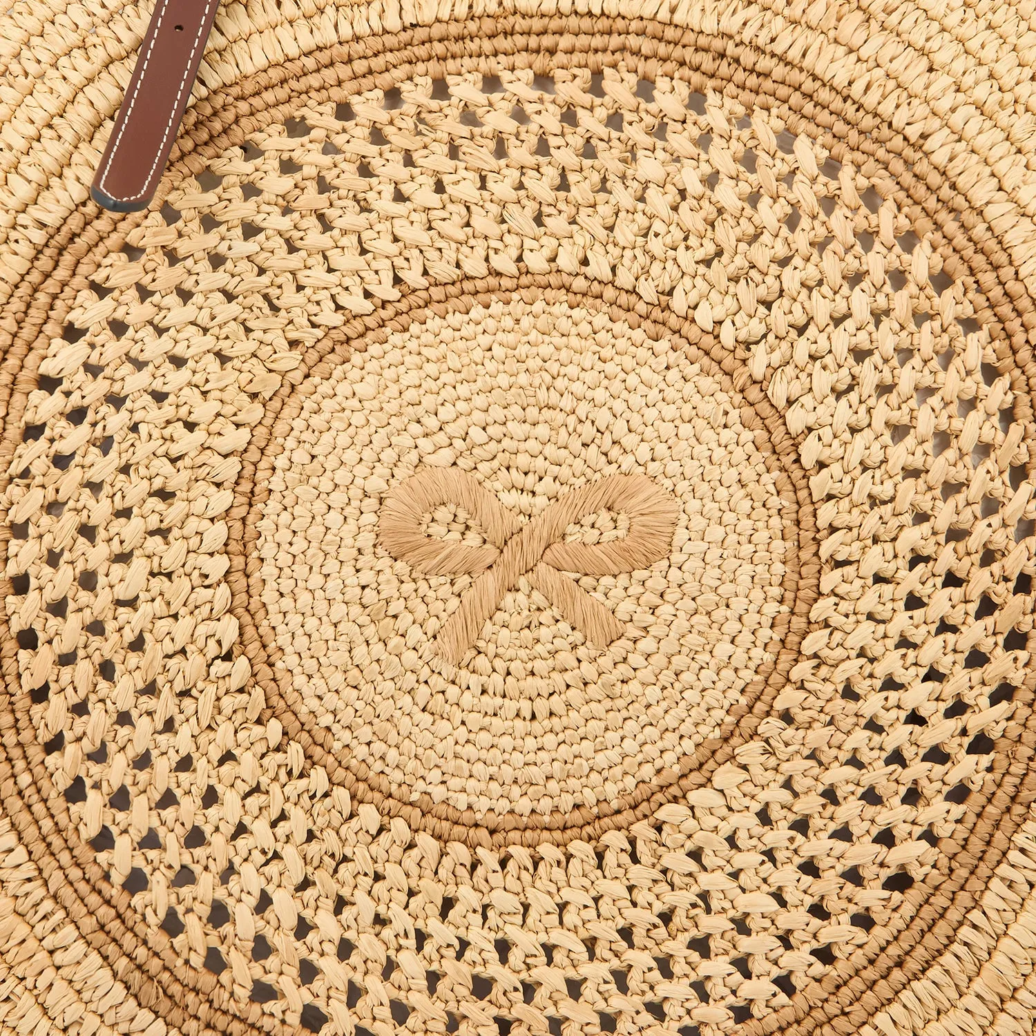 Raffia Round Bow Tote sold by Anya Hindmarch product image thumbnail 5