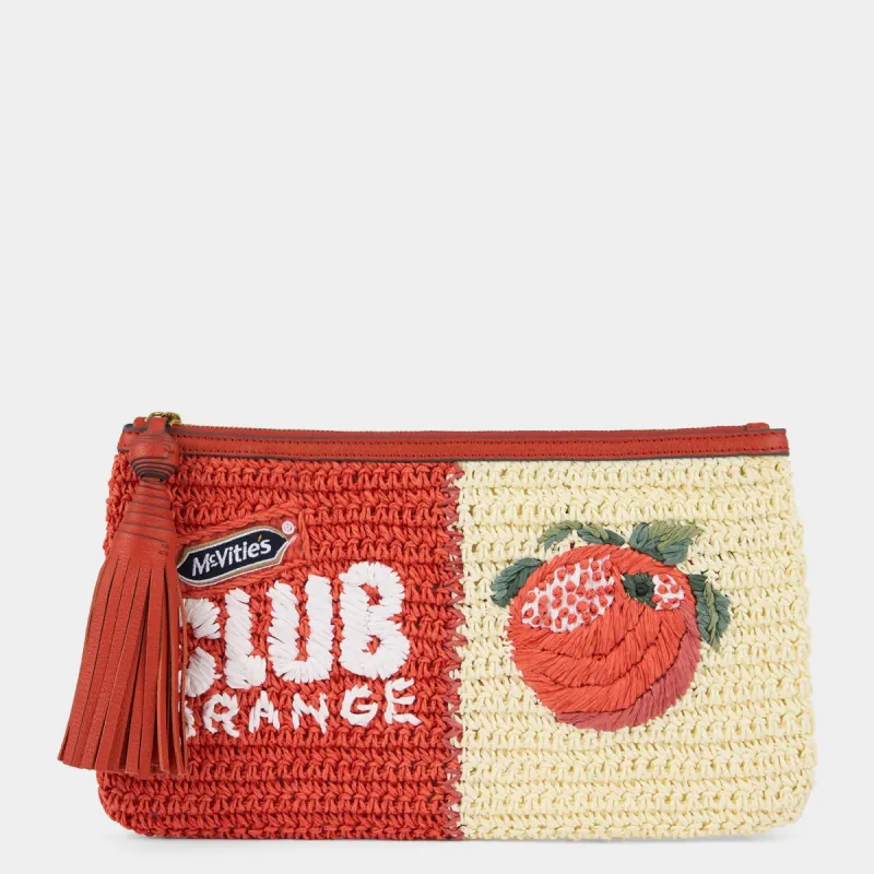 Anya Brands McVitie's Club Orange Pochette sold by Anya Hindmarch