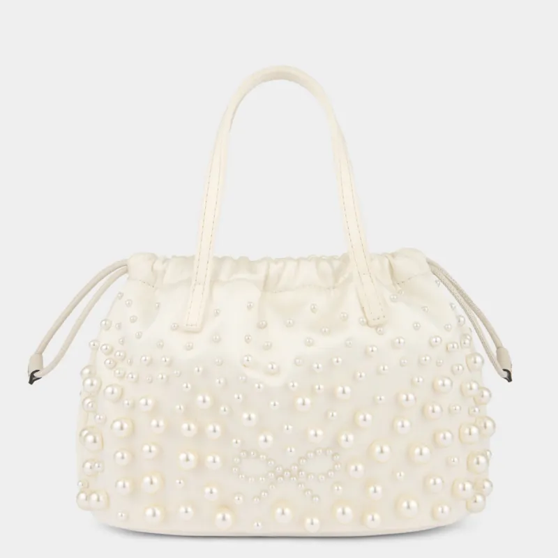 Pearl Bead Drawstring Pouch sold by Anya Hindmarch