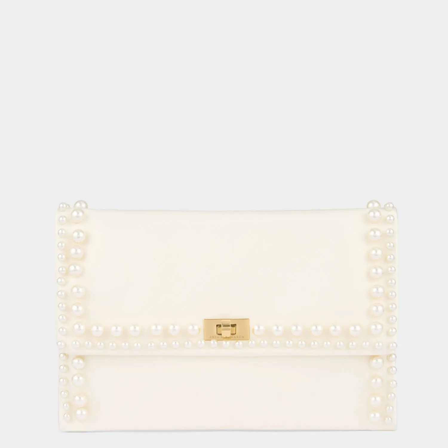 Valorie Pearl Bead Clutch sold by Anya Hindmarch