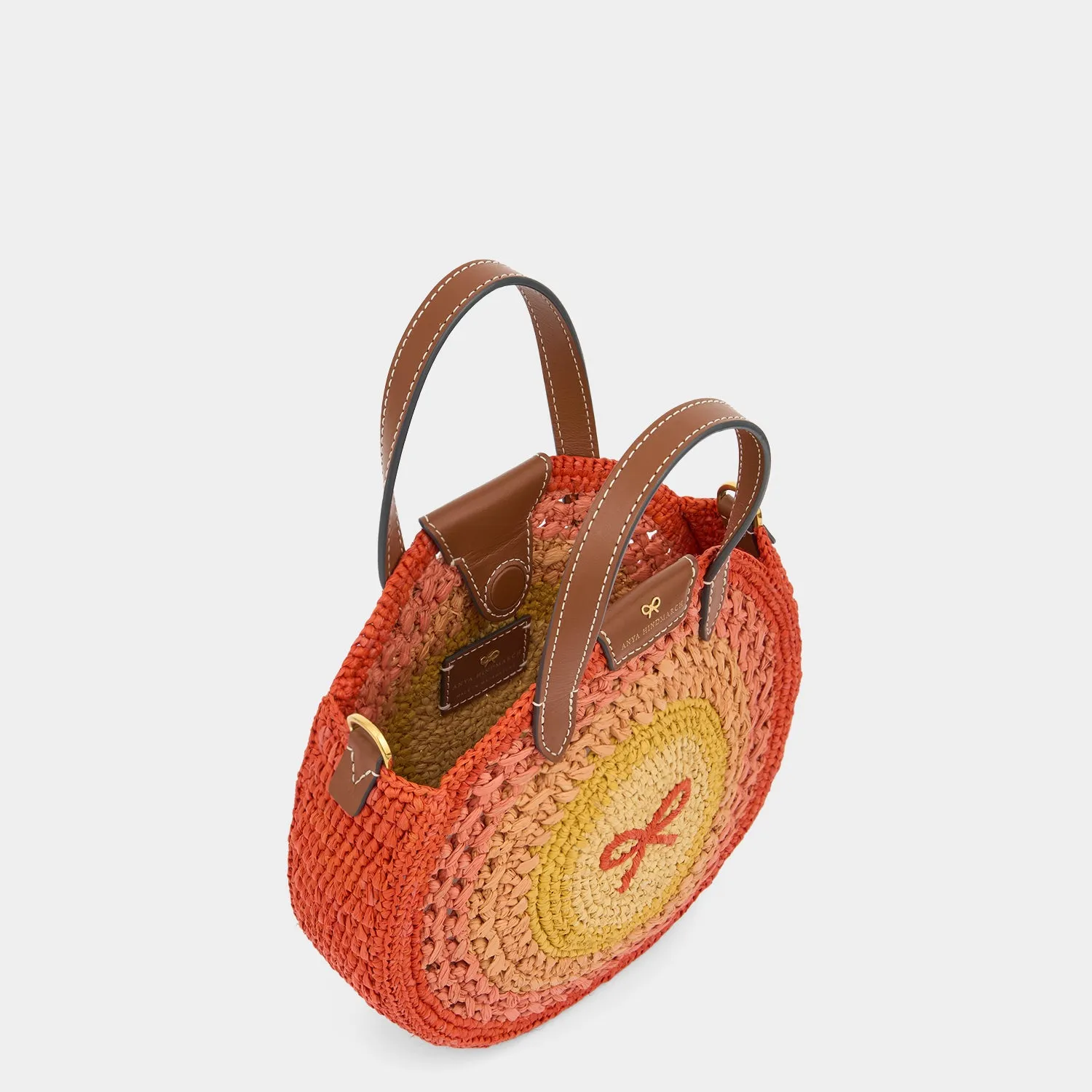 Raffia Small Round Bow Cross-body Tote sold by Anya Hindmarch product image thumbnail 4