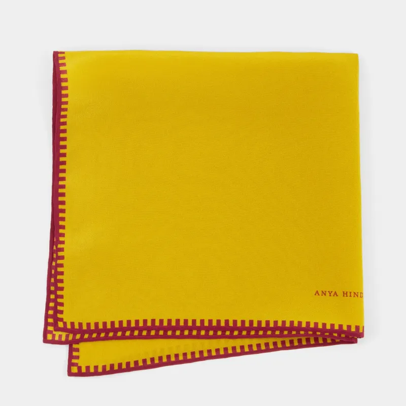 Anya Brands Mr Muscle Duster Silk Scarf made by Anya Hindmarch