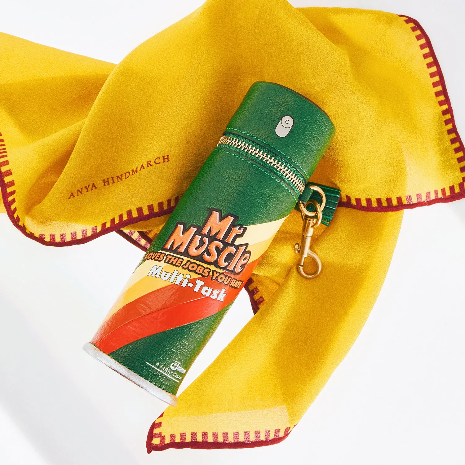 Anya Brands Mr Muscle Duster Silk Scarf sold by Anya Hindmarch product image thumbnail 2