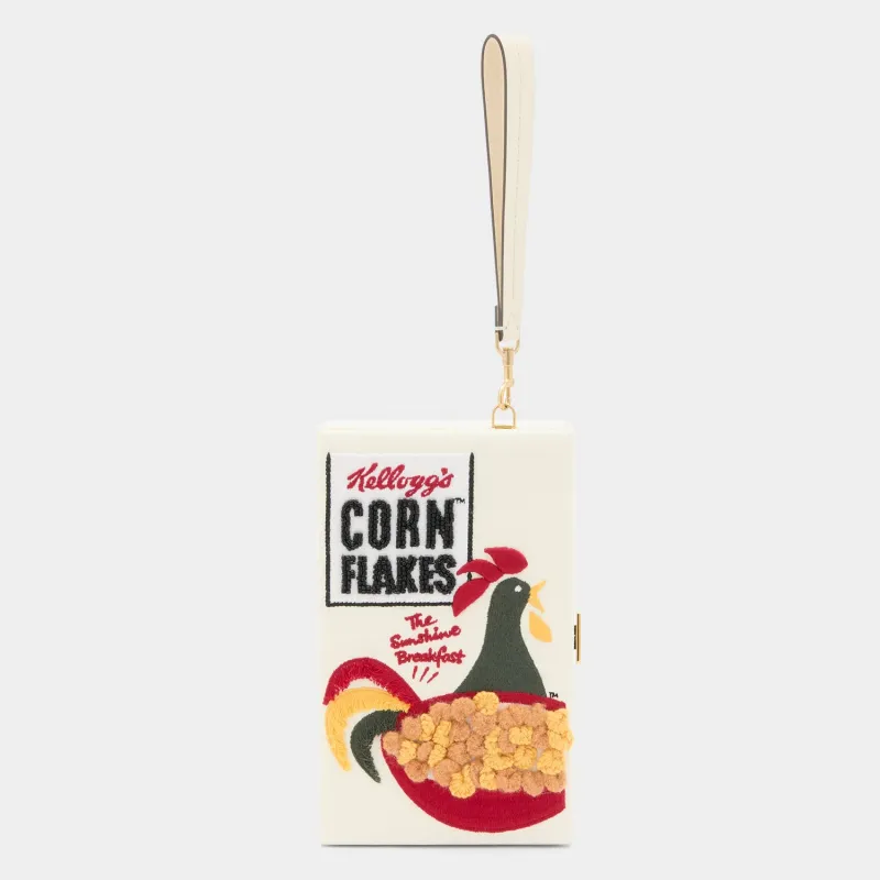 Anya Brands Corn Flakes Clutch made by Anya Hindmarch