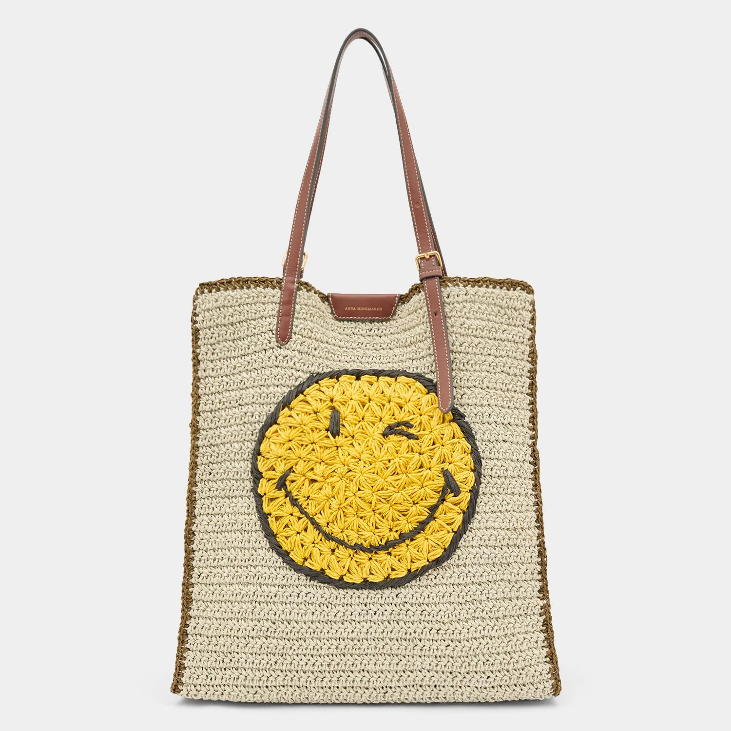 Raffia N/S Wink Tote sold by Anya Hindmarch