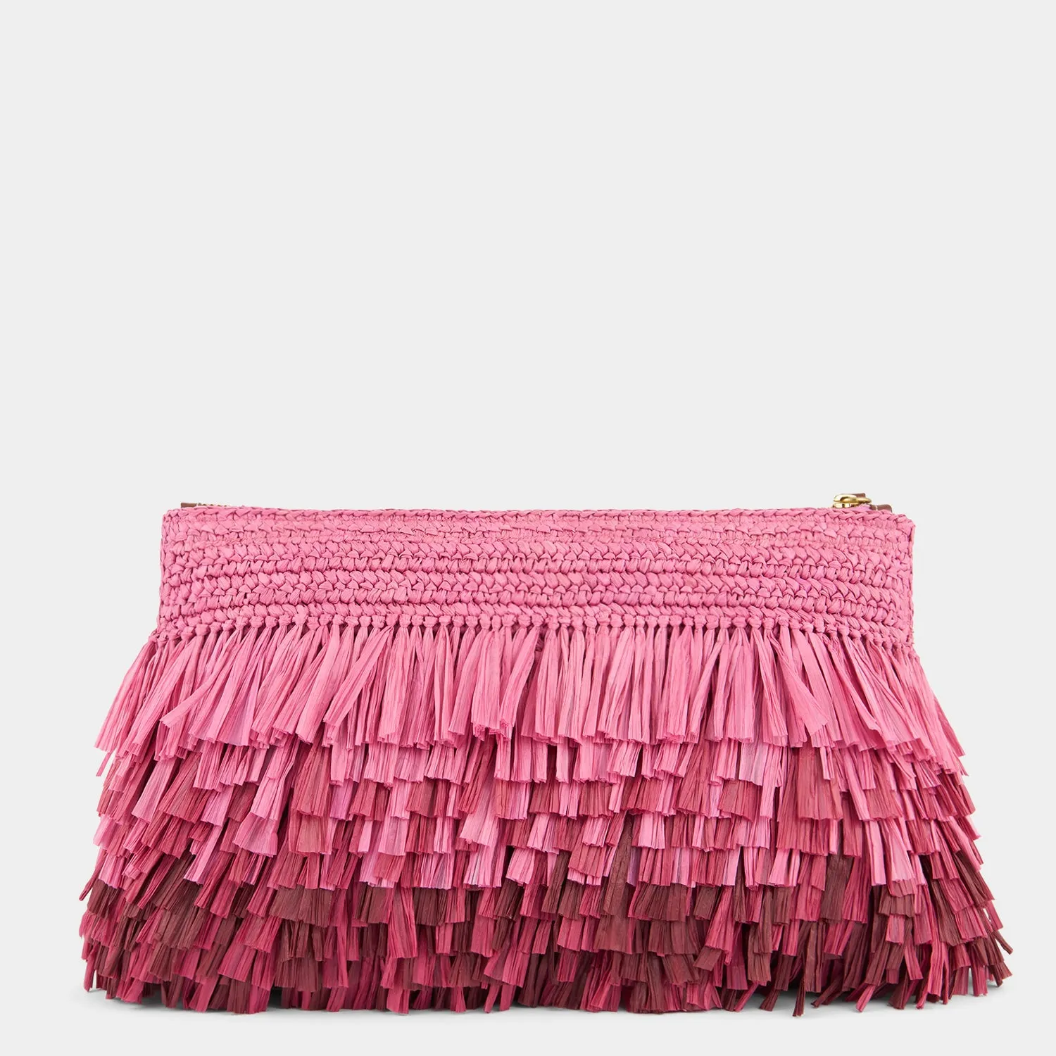 Dégradé Shag Raffia Clutch sold by Anya Hindmarch product image thumbnail 5