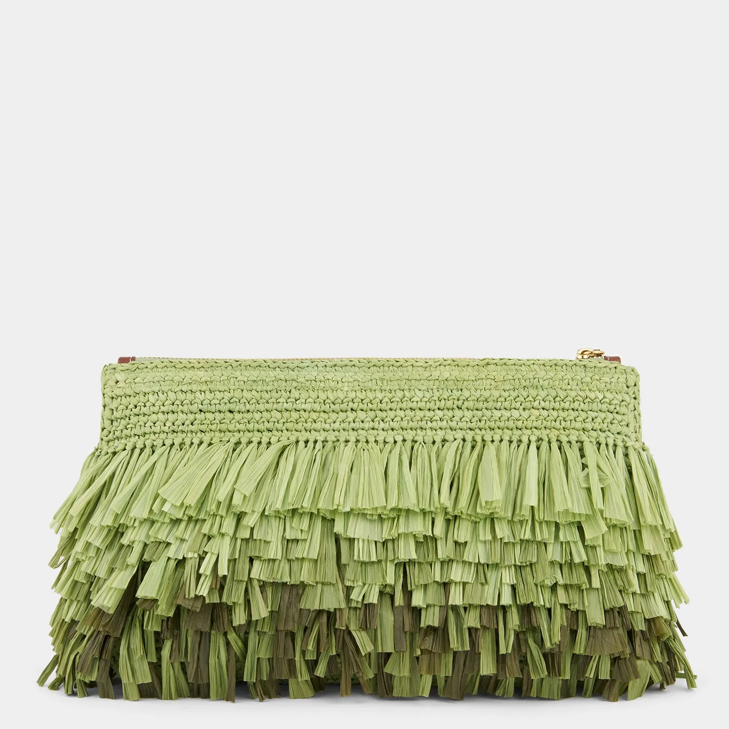 Dégradé Shag Raffia Clutch sold by Anya Hindmarch product image thumbnail 4