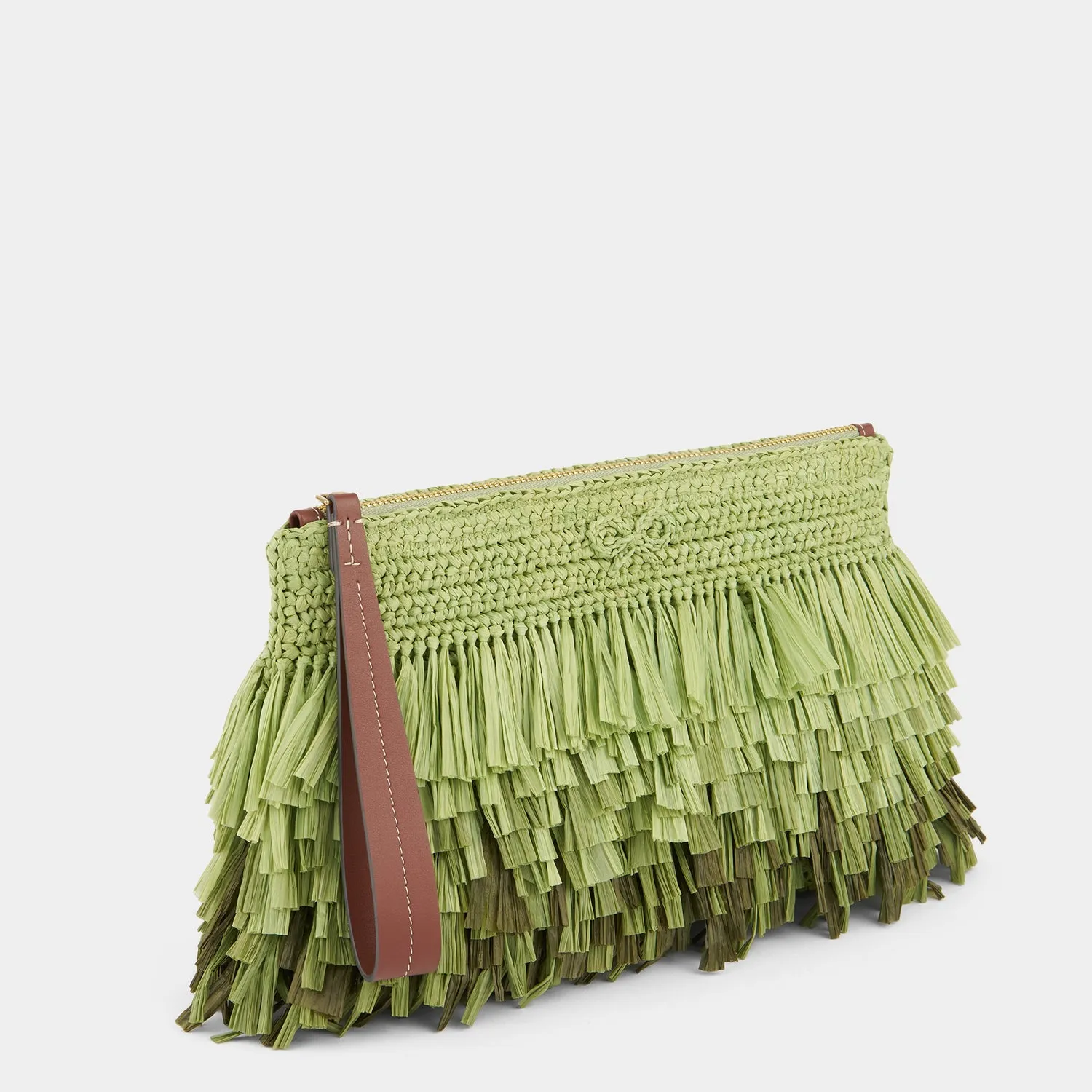 Dégradé Shag Raffia Clutch sold by Anya Hindmarch product image thumbnail 3