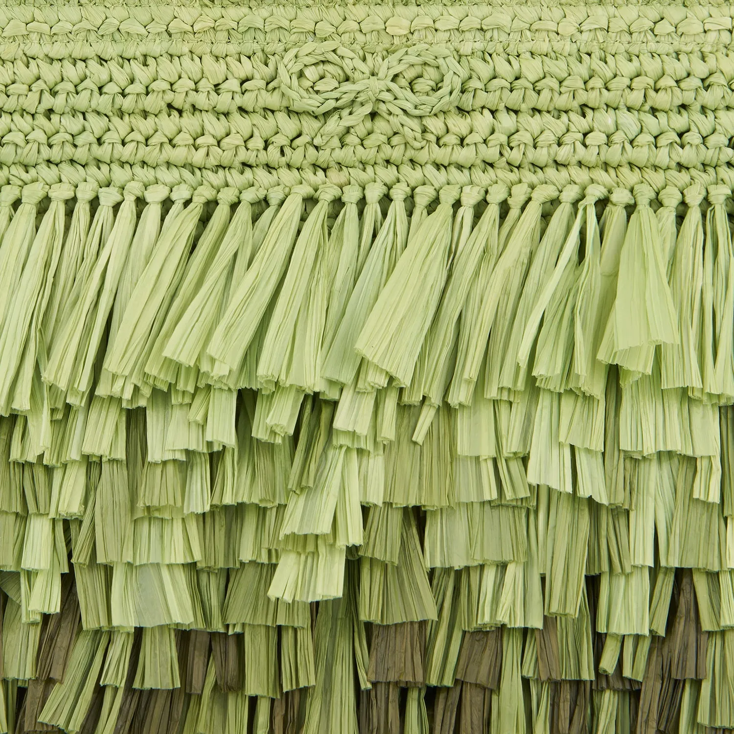 Dégradé Shag Raffia Clutch sold by Anya Hindmarch product image thumbnail 5