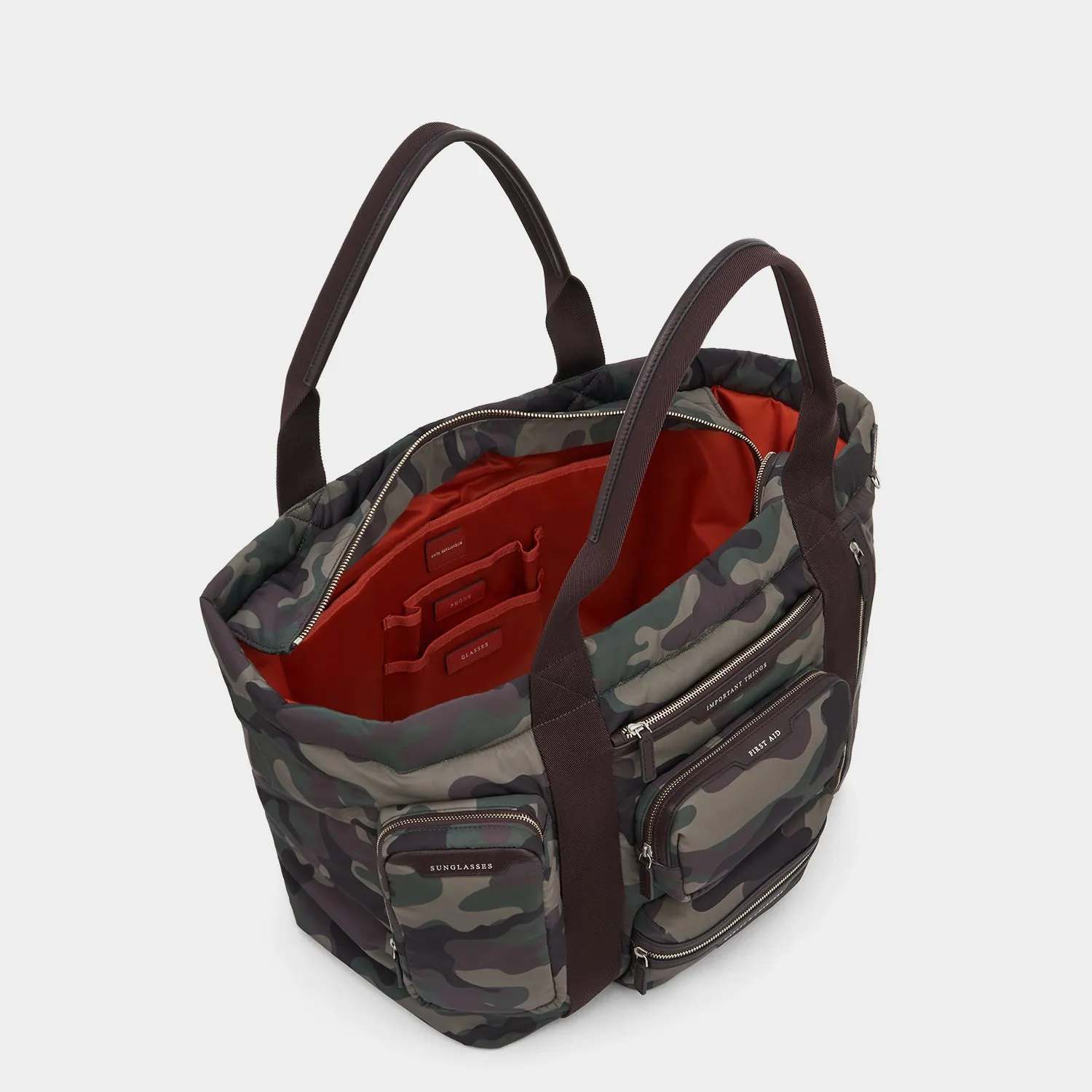 Camouflage Travel Tote sold by Anya Hindmarch product image thumbnail 4