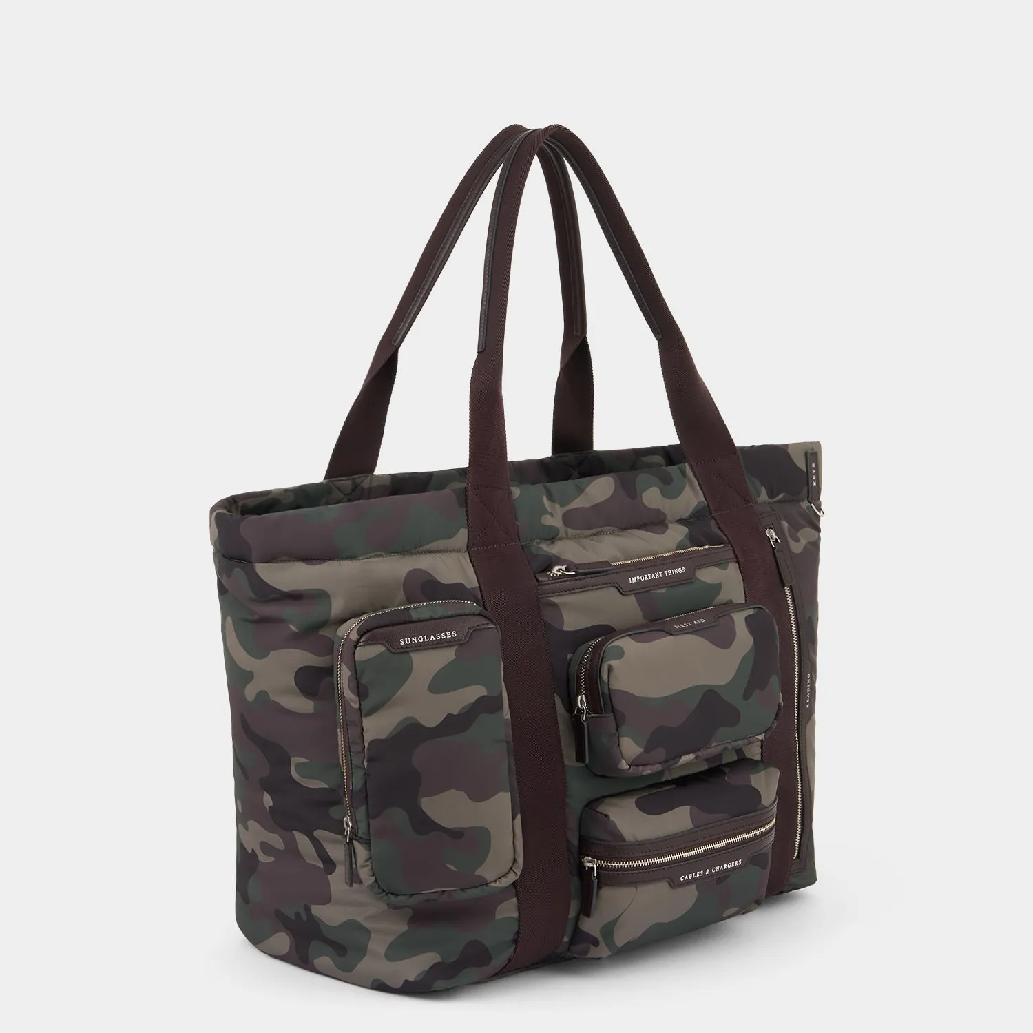Camouflage Travel Tote sold by Anya Hindmarch product image thumbnail 3