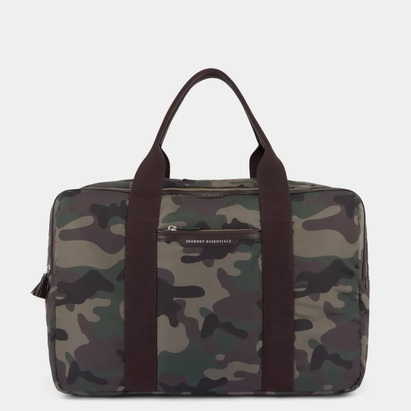 Camouflage 24 Hour Travel Bag sold by Anya Hindmarch