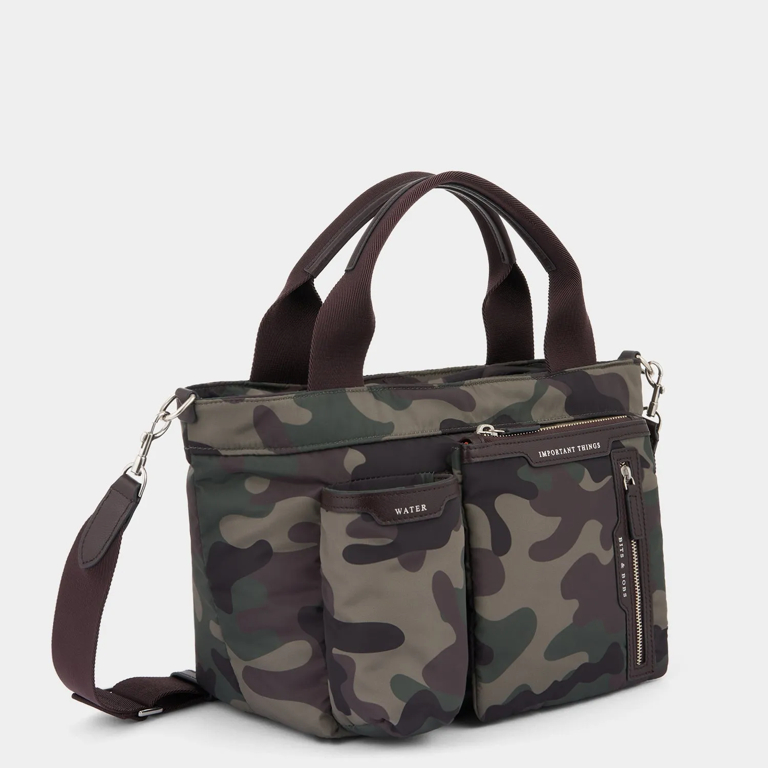 Camouflage E/W Multi Pocket Mini Cross-body Tote sold by Anya Hindmarch product image thumbnail 3