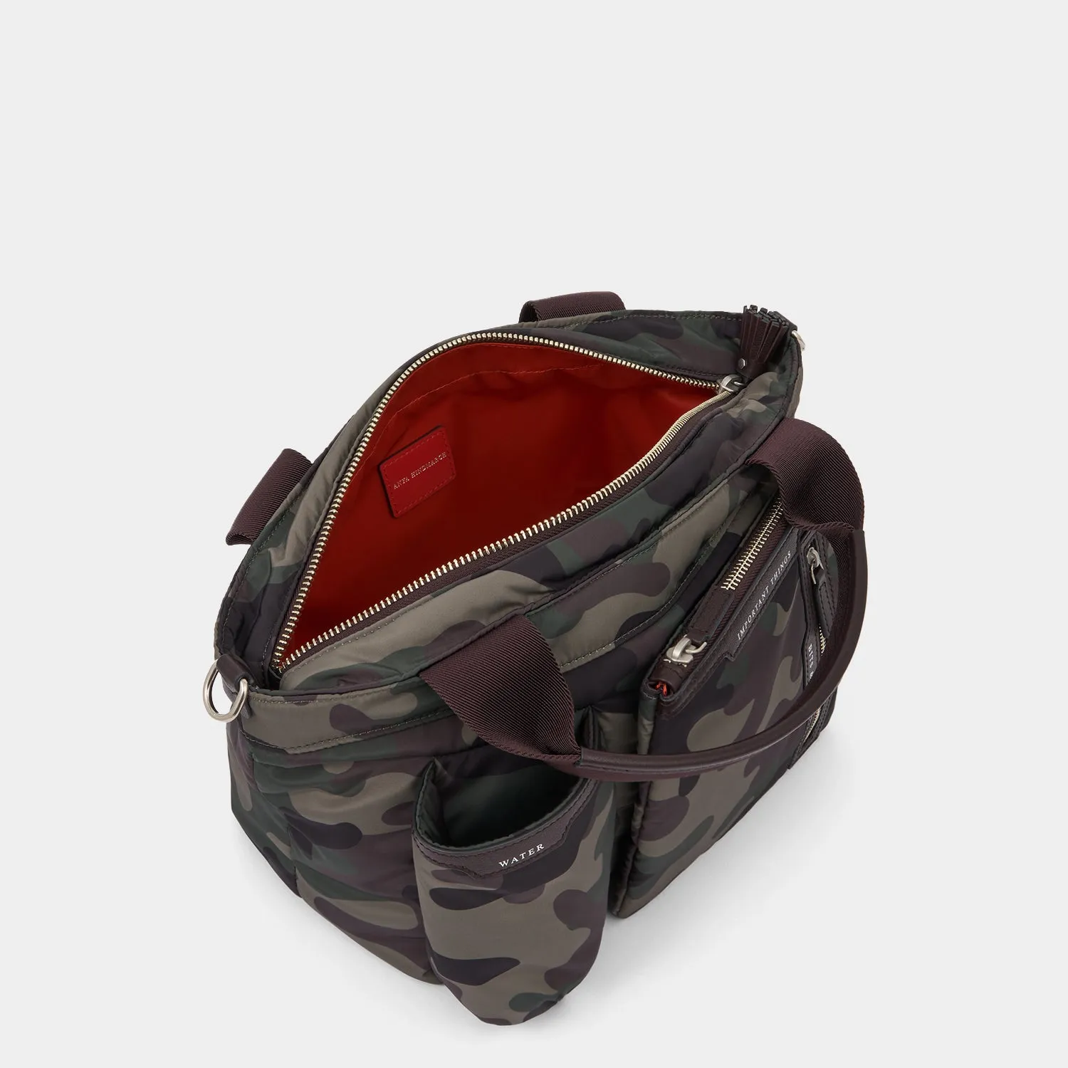 Camouflage E/W Multi Pocket Mini Cross-body Tote sold by Anya Hindmarch product image thumbnail 4