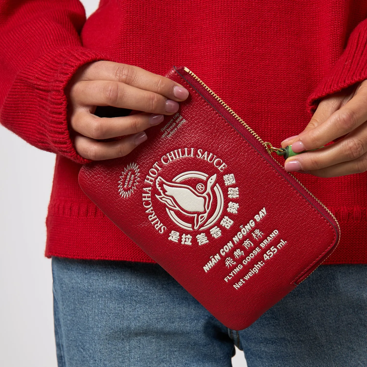 Anya Brands Flying Goose Sriracha Zip Loose Pocket sold by Anya Hindmarch product image thumbnail 2