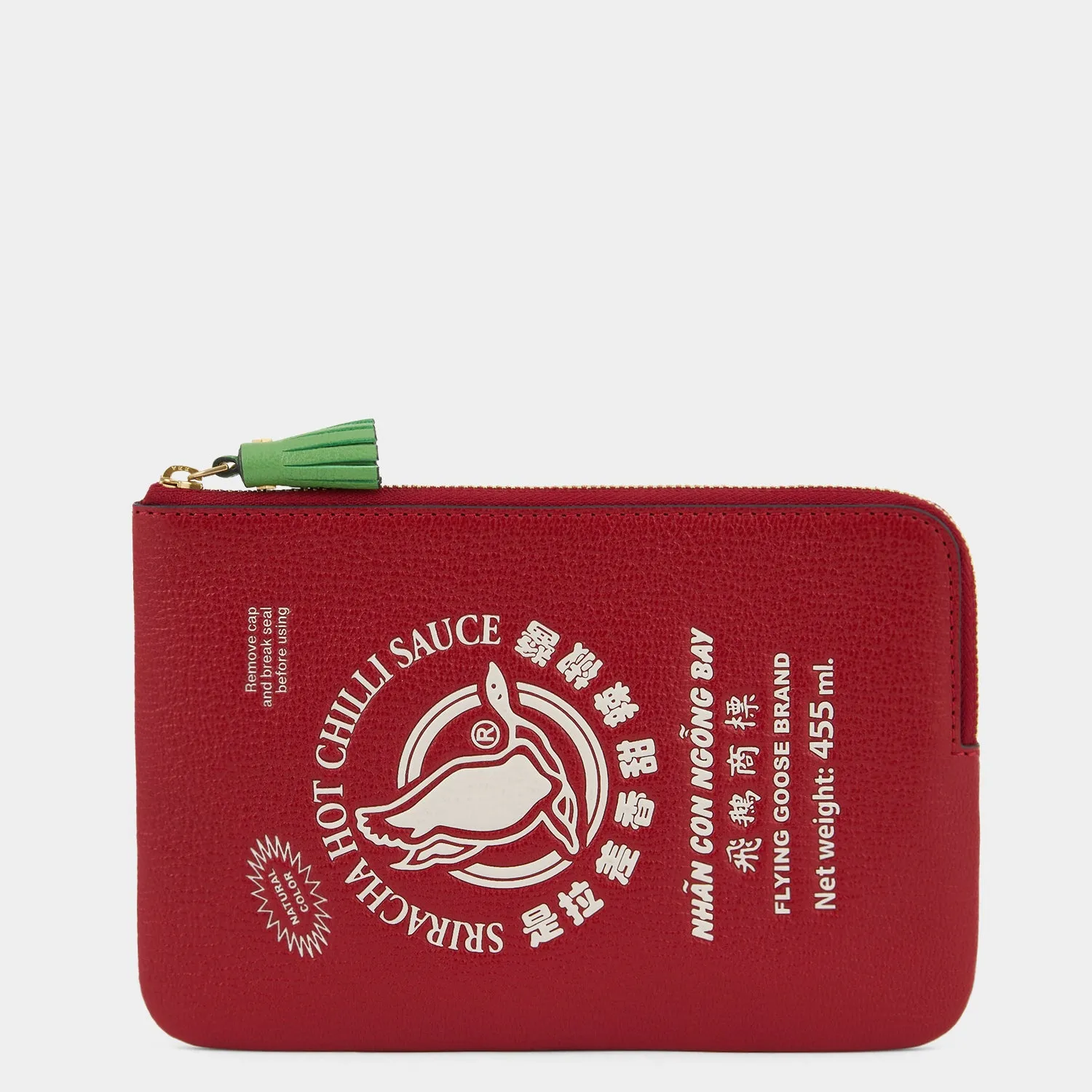 Anya Brands Flying Goose Sriracha Zip Loose Pocket sold by Anya Hindmarch