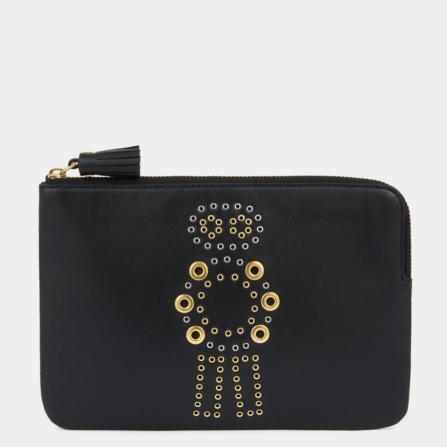 Eyelet Character Zip Loose Pocket sold by Anya Hindmarch