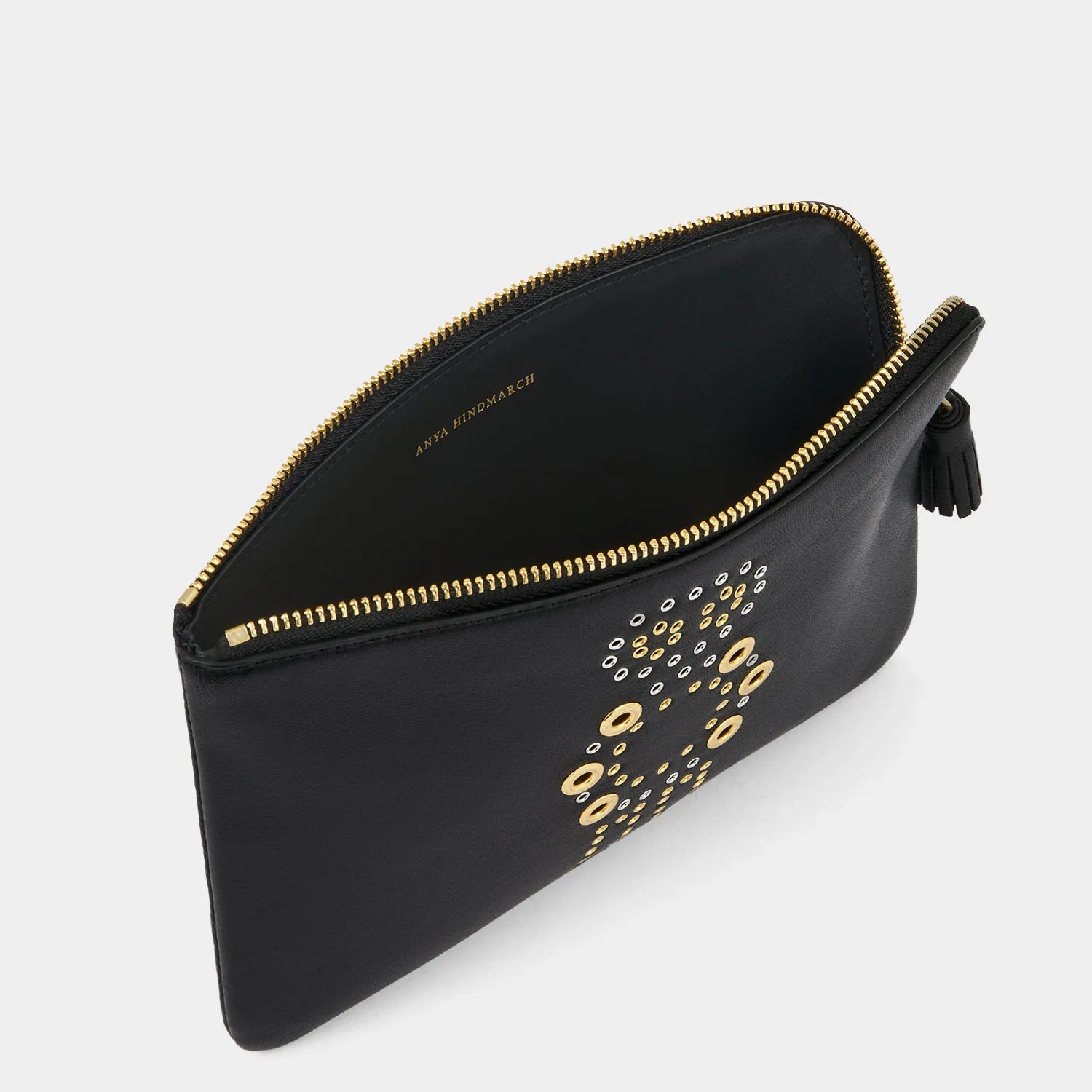 Eyelet Character Zip Loose Pocket sold by Anya Hindmarch product image thumbnail 4