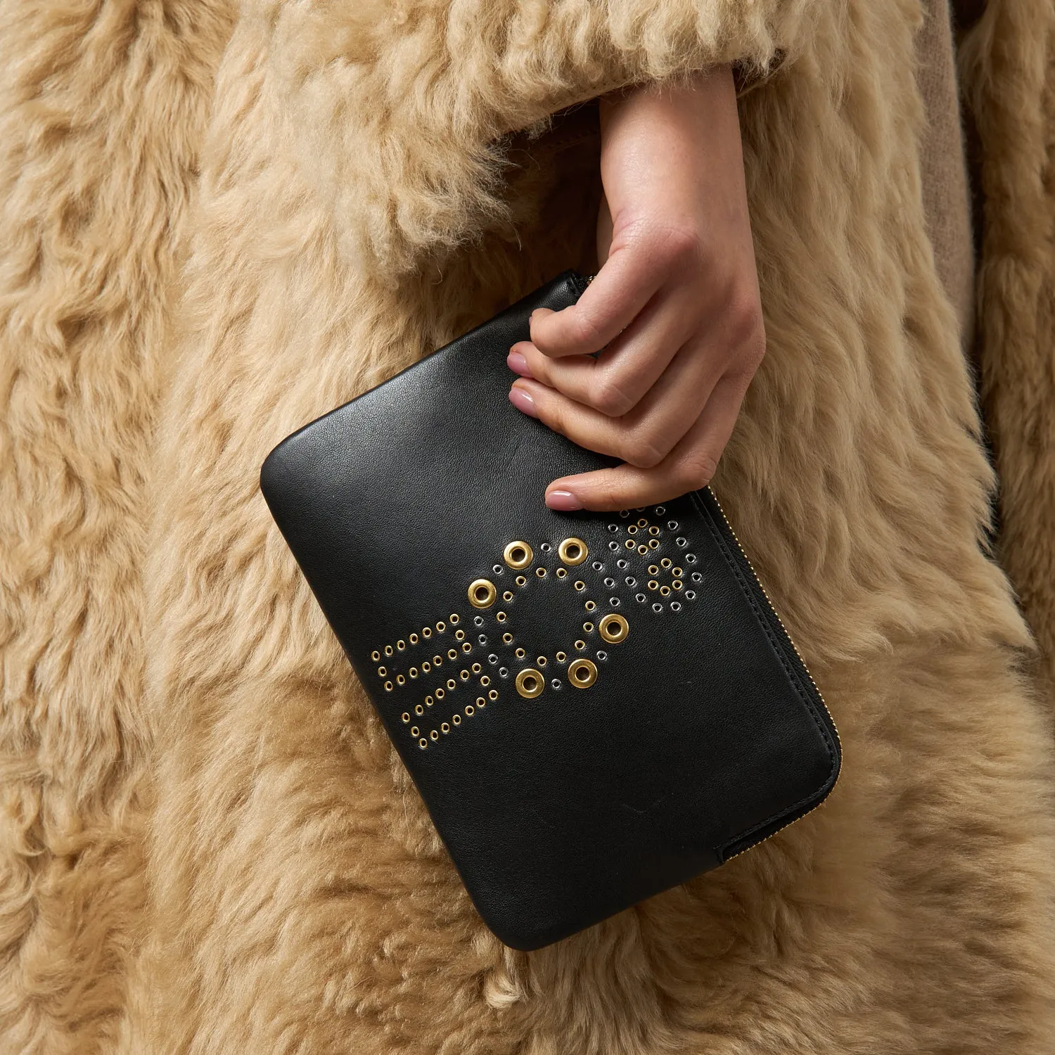 Eyelet Character Zip Loose Pocket sold by Anya Hindmarch product image thumbnail 2