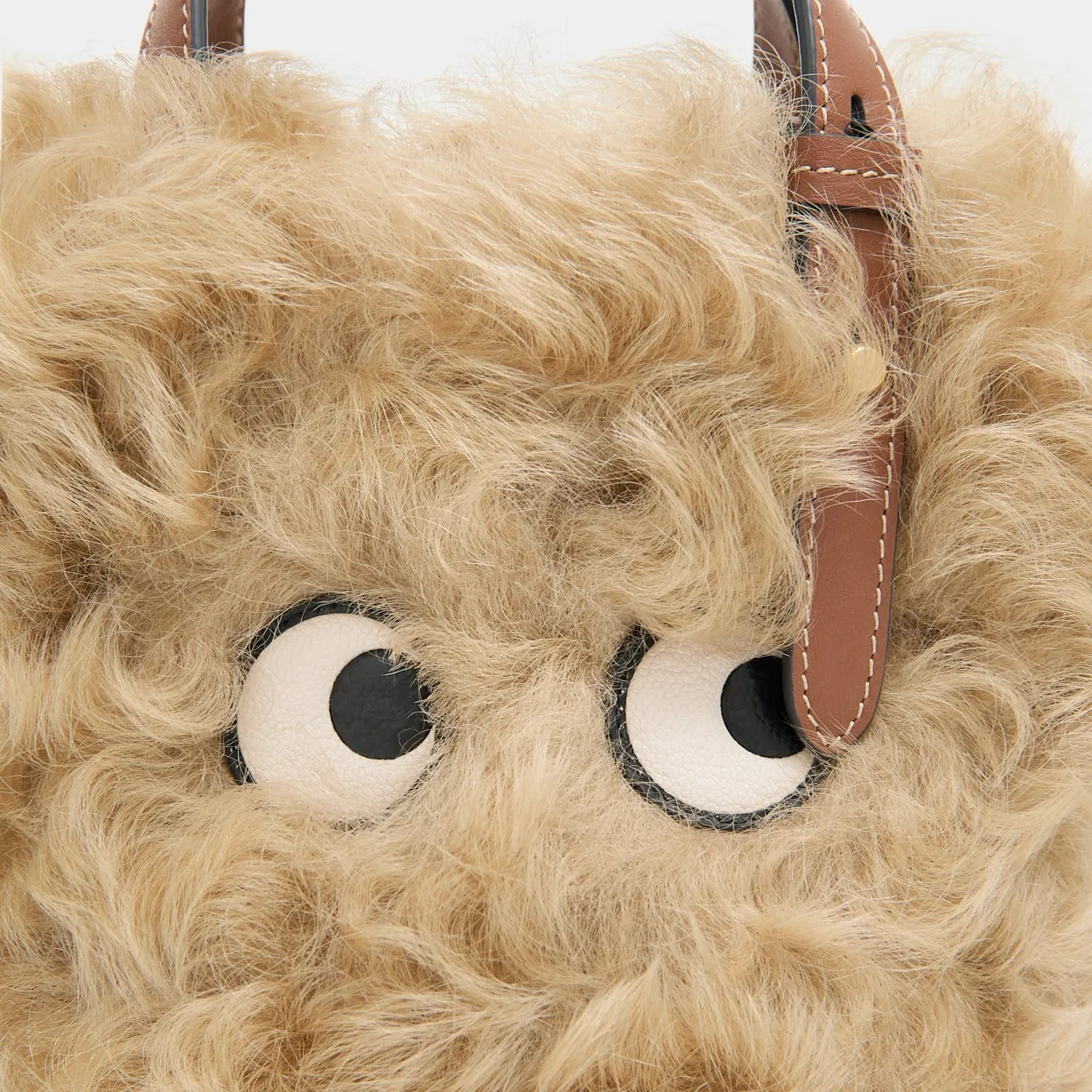 N/S Mini Eyes Shearling Tote sold by Anya Hindmarch product image thumbnail 4