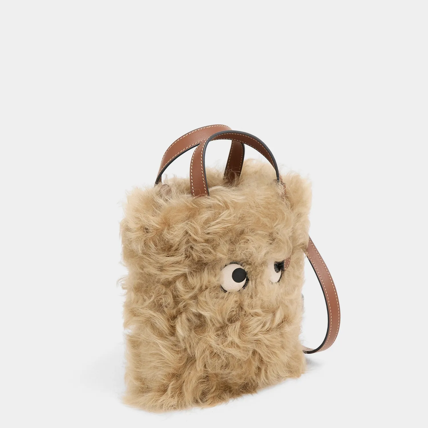 N/S Mini Eyes Shearling Tote sold by Anya Hindmarch product image thumbnail 3