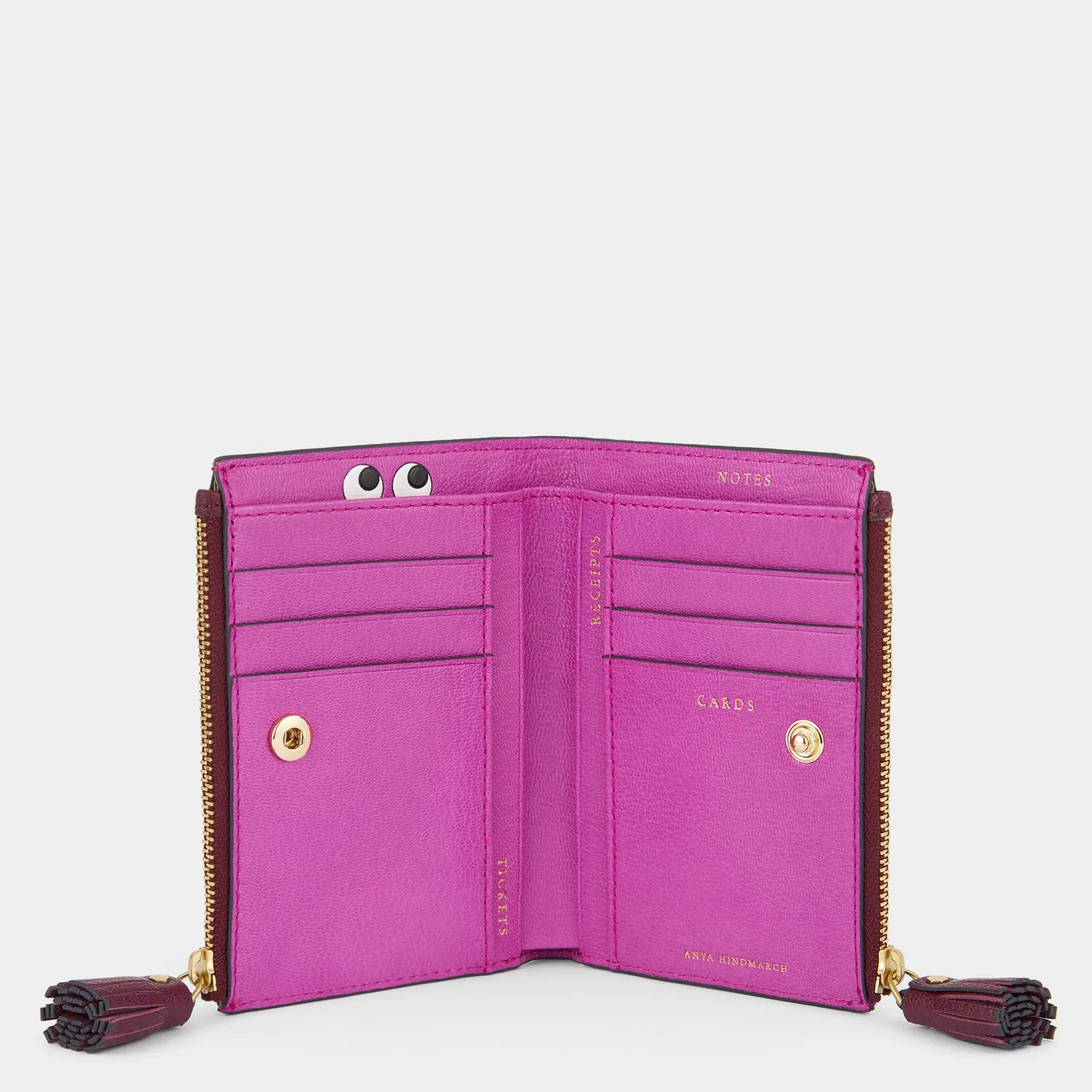 Peeping Eyes Double Zip Wallet sold by Anya Hindmarch product image thumbnail 2