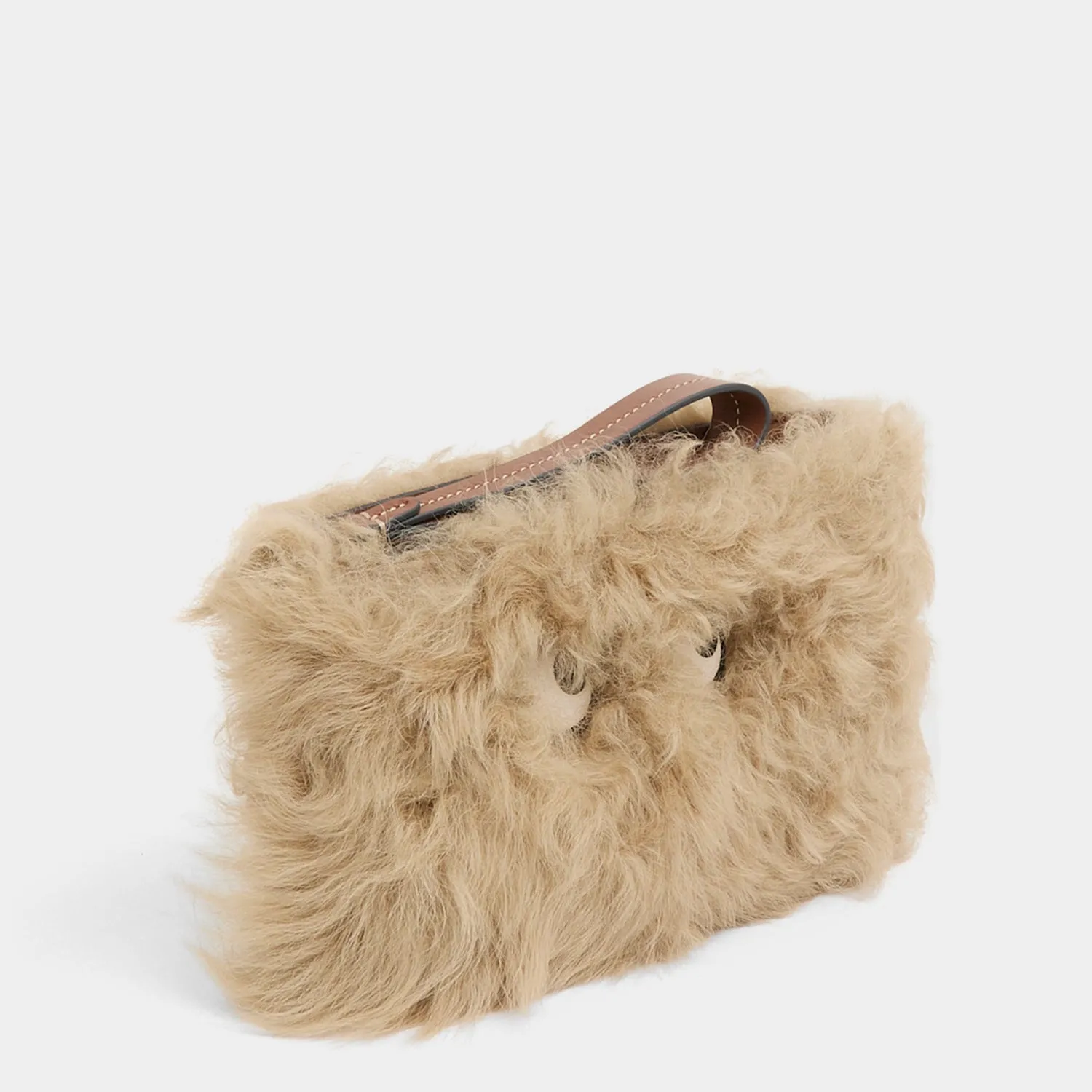 Shearling Eyes Clutch sold by Anya Hindmarch product image thumbnail 2