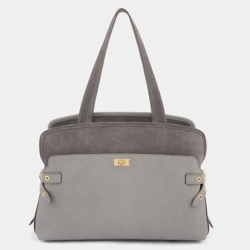 Wilson Eyelet Shoulder Bag made by Anya Hindmarch