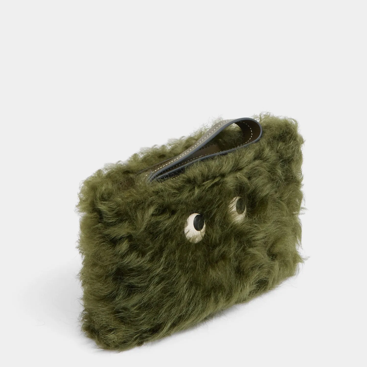 Shearling Eyes Clutch sold by Anya Hindmarch product image thumbnail 3