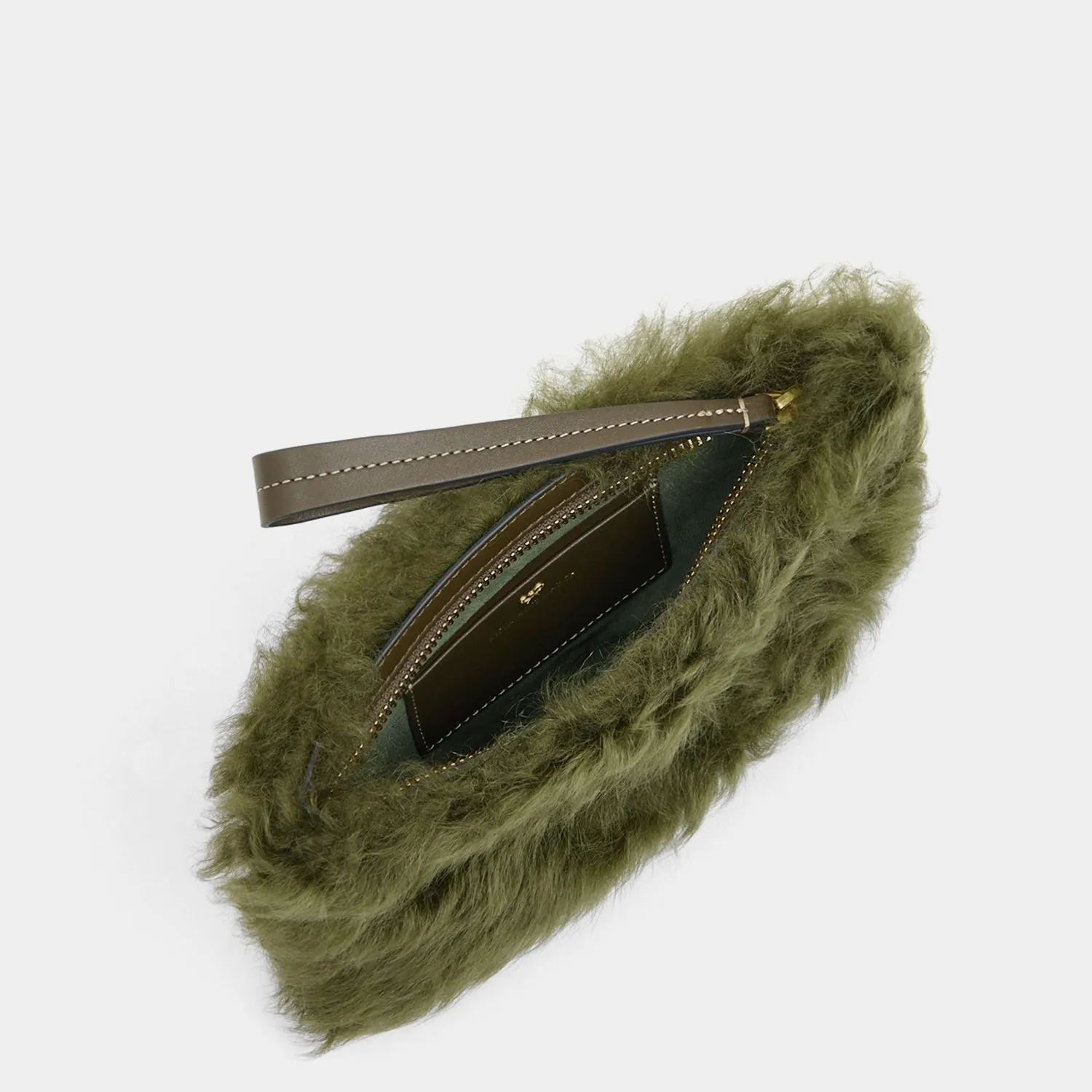 Shearling Eyes Clutch sold by Anya Hindmarch product image thumbnail 5