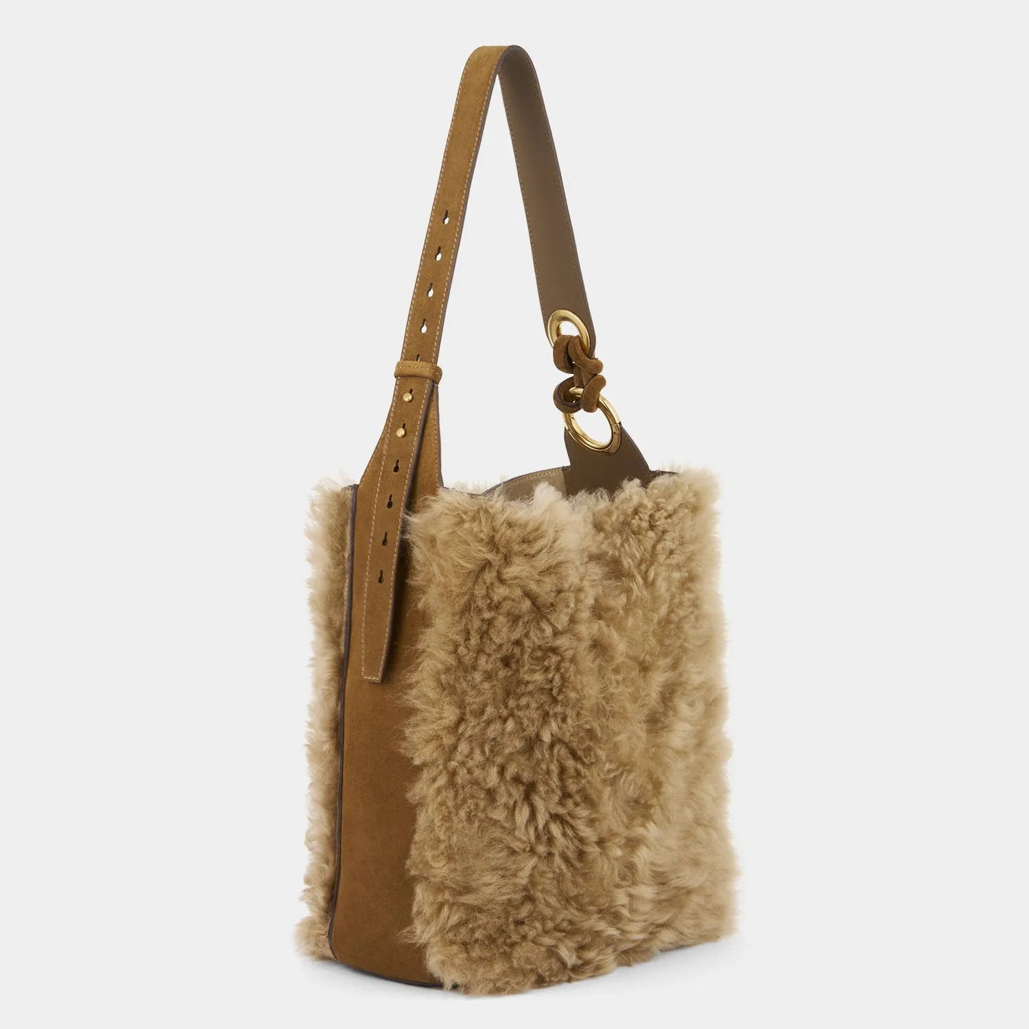 Ringo Shearling Shoulder Bag sold by Anya Hindmarch product image thumbnail 4