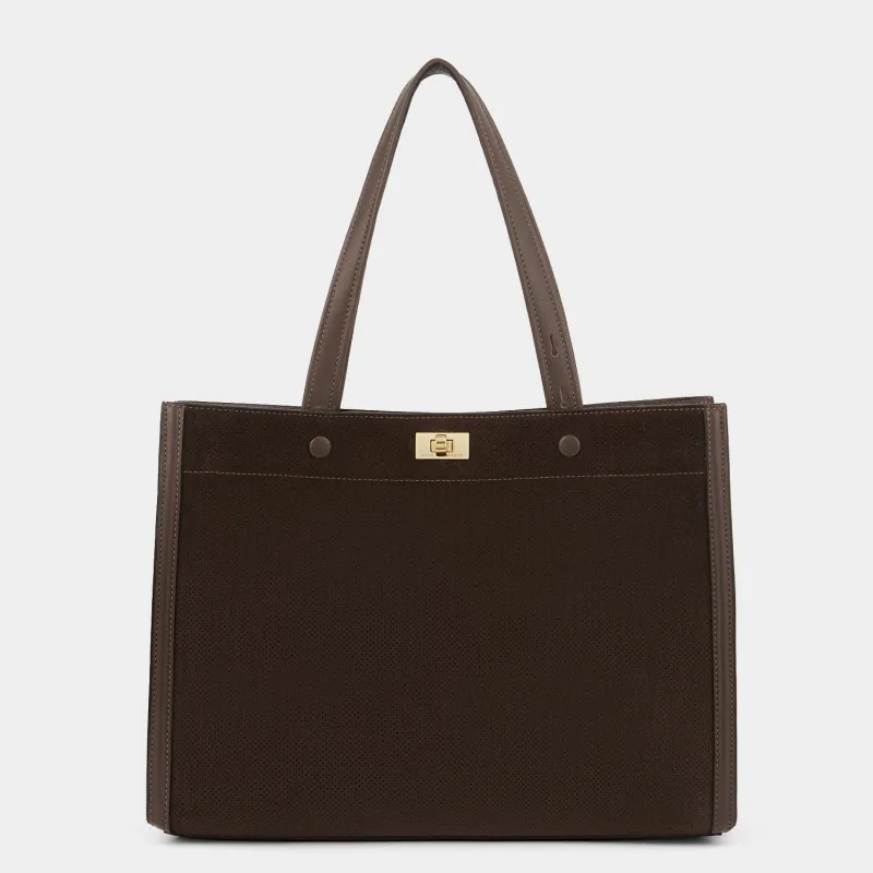 Mortimer Perforated Small Tote sold by Anya Hindmarch