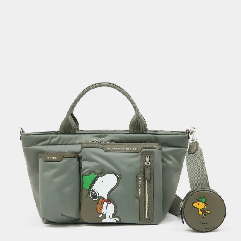 Peanuts Snoopy E/W Mini Tote sold by Anya Hindmarch