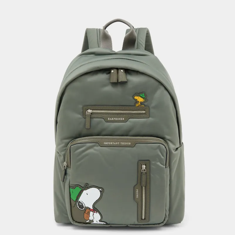 Peanuts Snoopy Backpack made by Anya Hindmarch